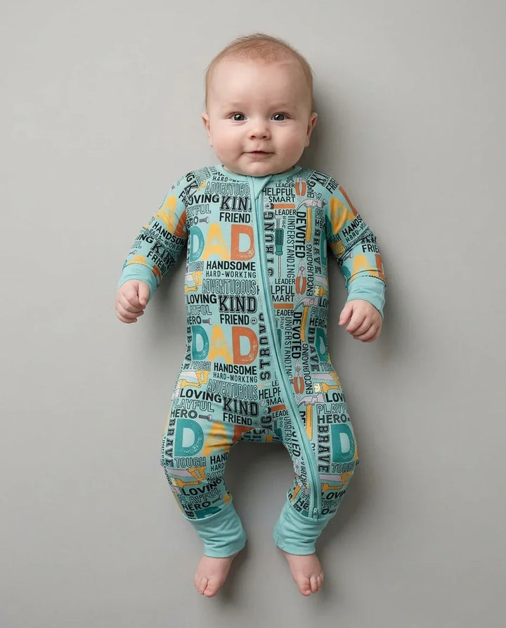 Gerippte Babykleidung mit individuellem Foto - Weich &amp; Skizzenhaft