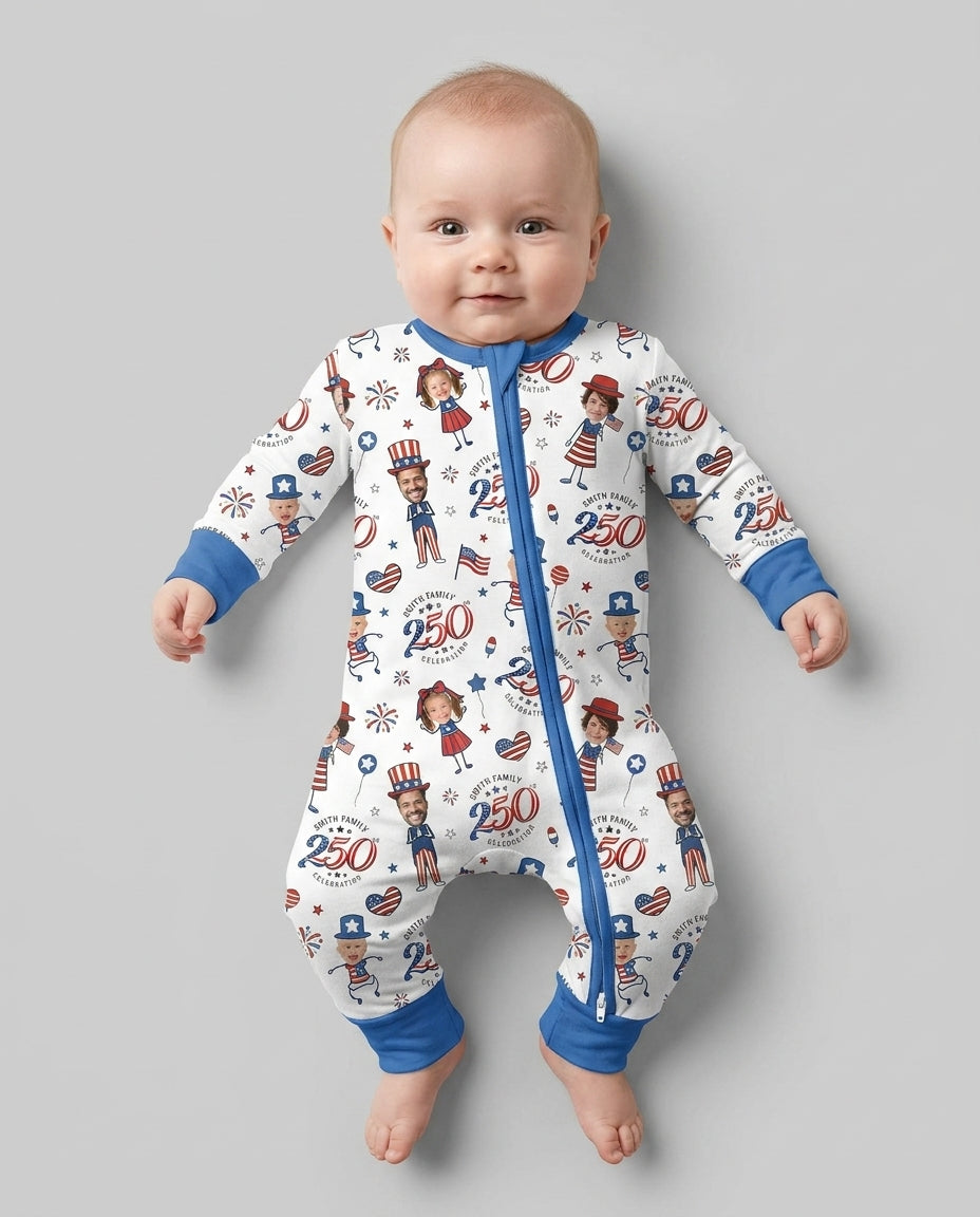 Gerippte Babykleidung mit individuellem Foto - Weich &amp; Skizzenhaft