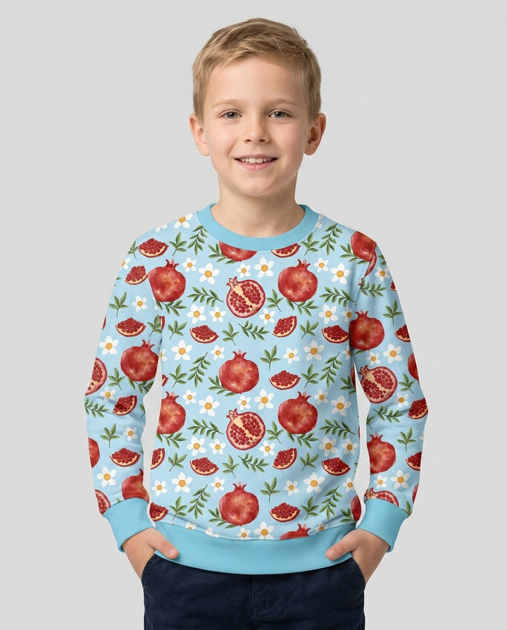 Sweatshirt mit Rundhalsausschnitt aus Bambusfaser