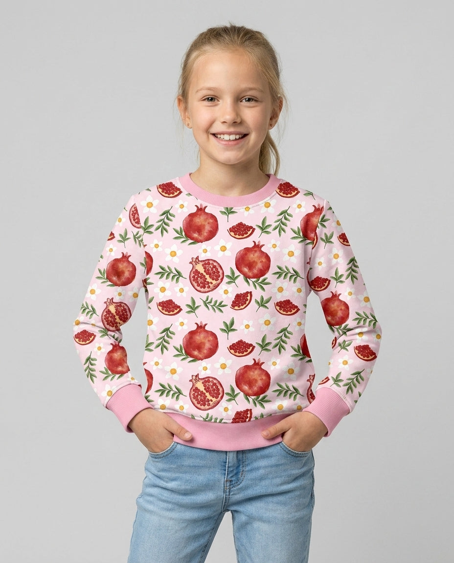 Sweatshirt mit Rundhalsausschnitt aus Bambusfaser