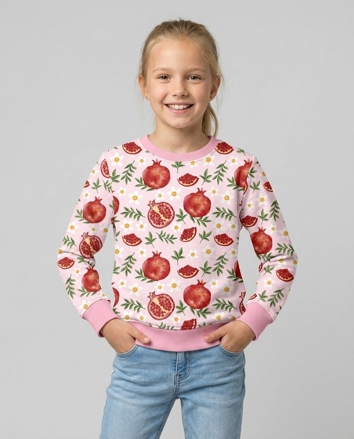 Sweatshirt mit Rundhalsausschnitt aus Bambusfaser