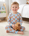 Holiday Capybaras Bamboo Two Piece Long Sleeve Pajama Set