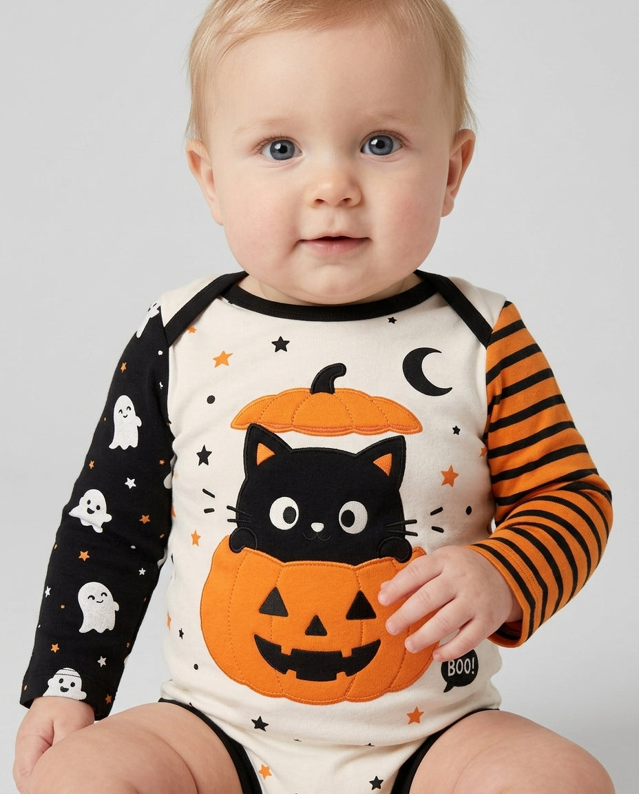 Boo Kitty Bamboo Bodysuit