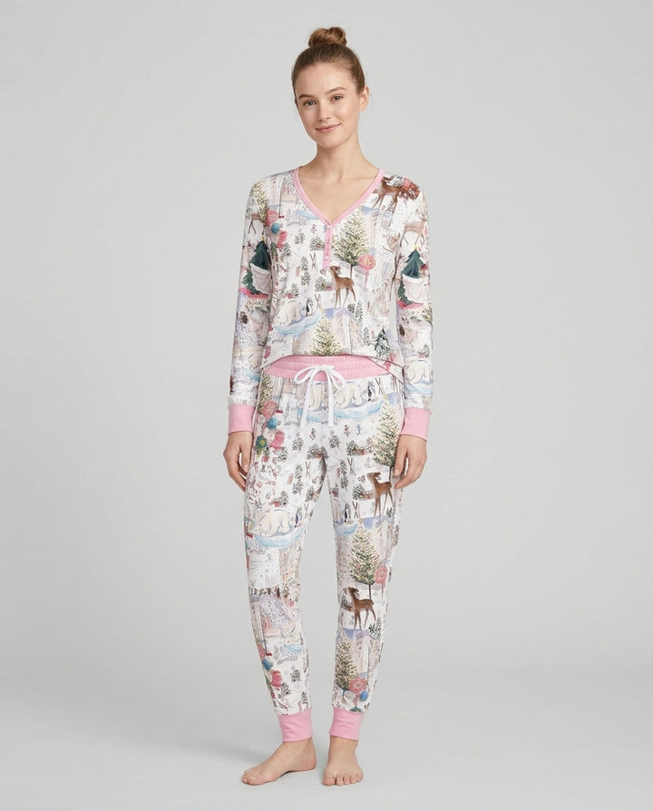 Enchanted Winter Wonderland Bamboo Women Pajama Set