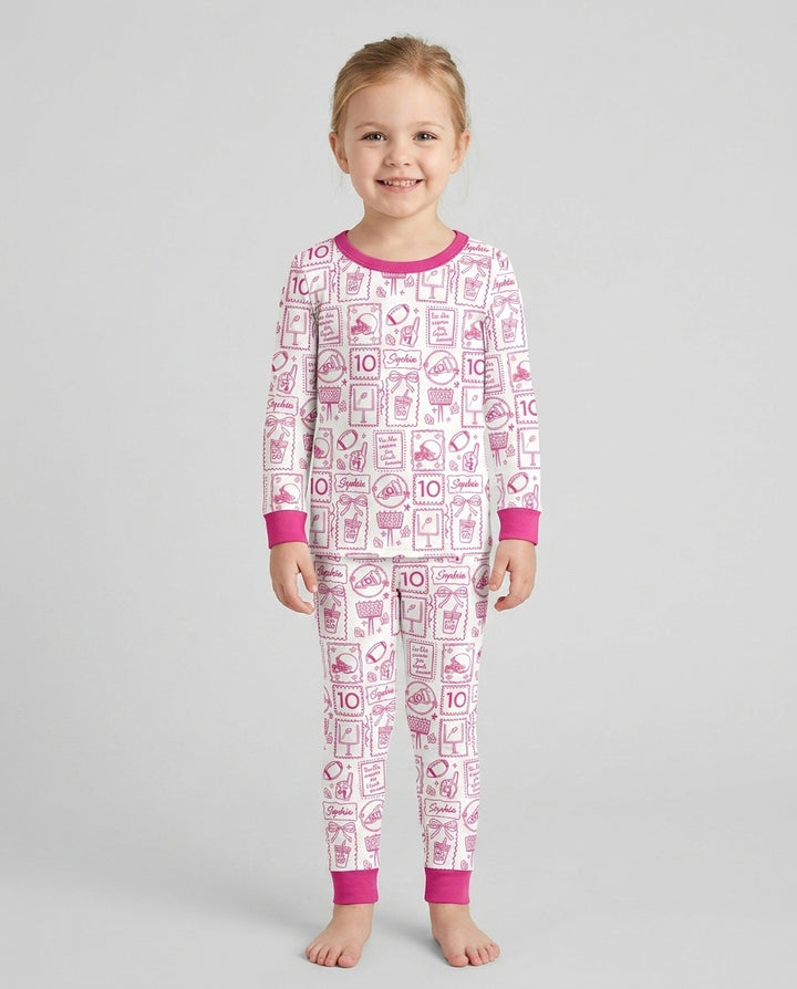 Custom Name Friday Night Lights Two Piece Long Sleeve Pajama Set