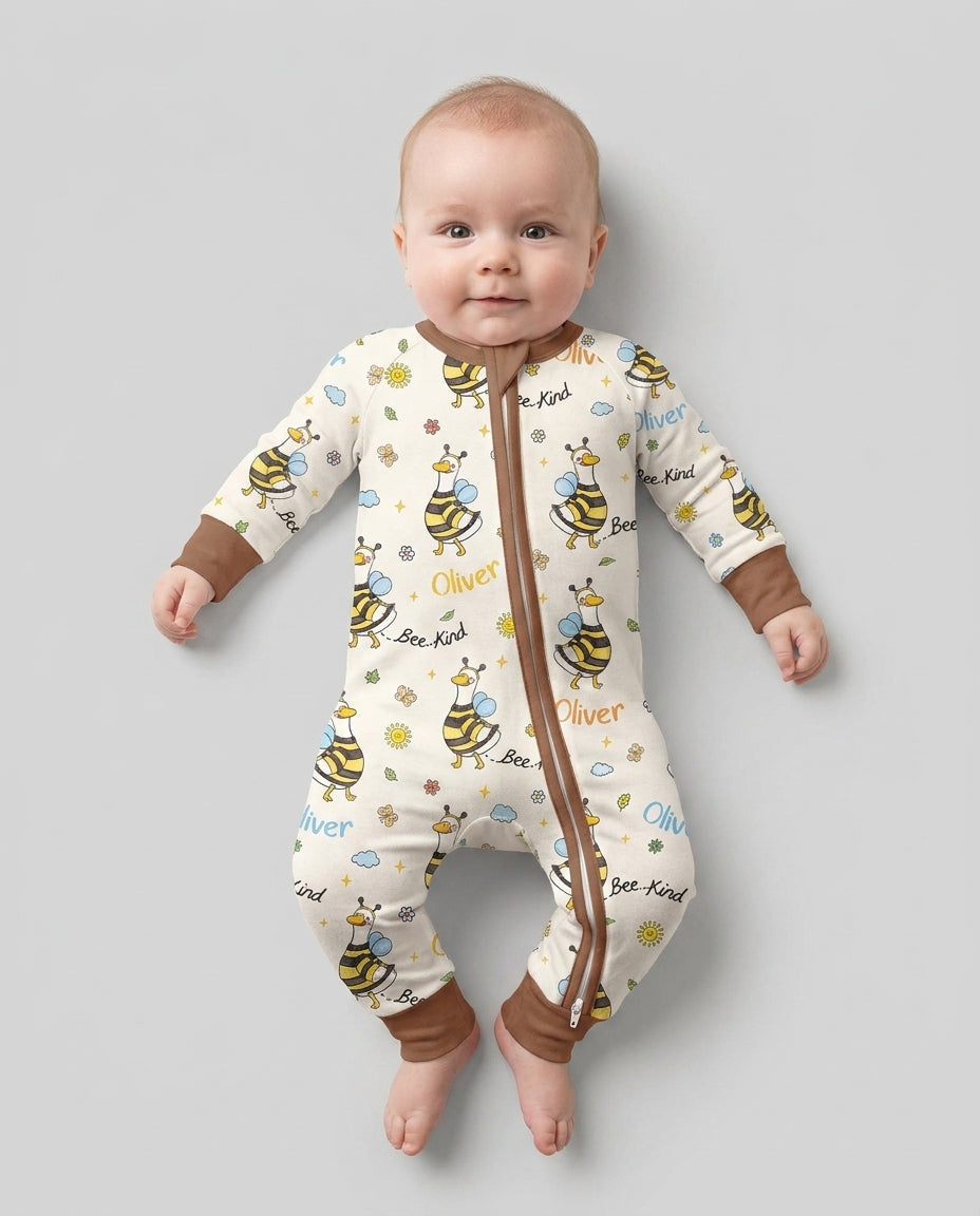 Gerippte Babykleidung mit individuellem Foto - Weich &amp; Skizzenhaft