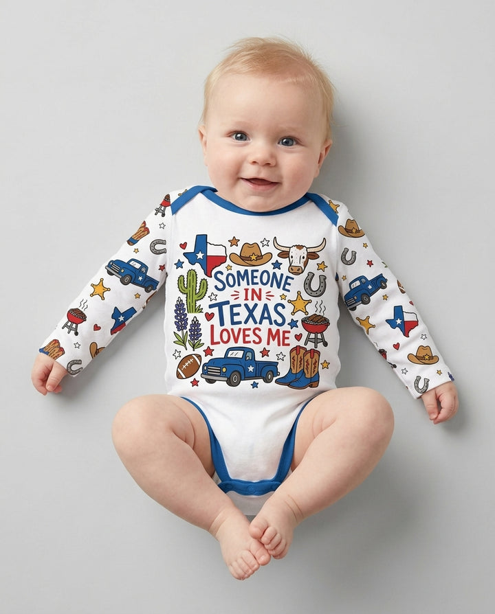 Someone in Texas Loves Me Bamboo Bodysuit
