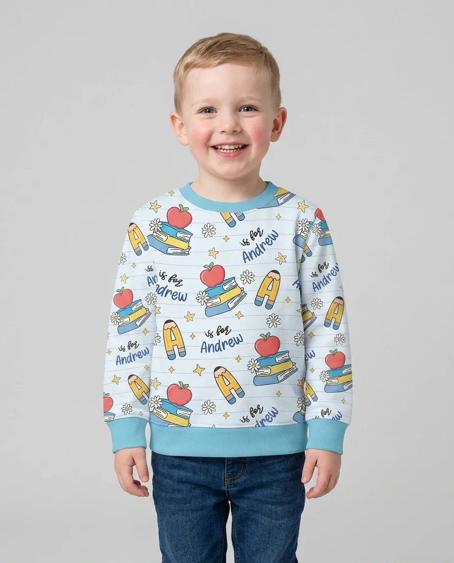 Custom Template Bambus-Rundhals-Sweatshirt