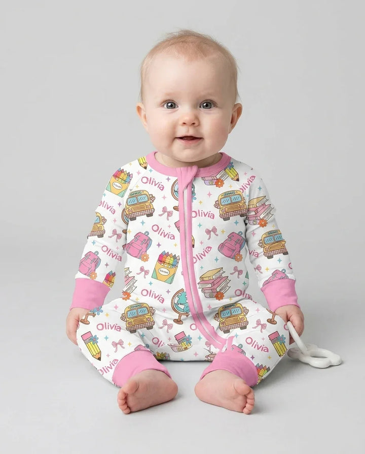 Gerippte Babykleidung mit individuellem Foto - Weich &amp; Skizzenhaft