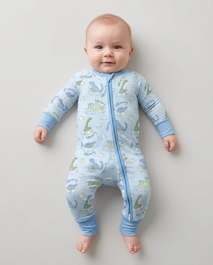 Gerippte Babykleidung mit individuellem Foto - Weich &amp; Skizzenhaft