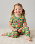 Zweiteiliges, kurzärmliges Pyjama-Set mit Marienkäfern