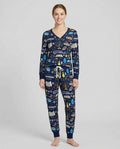 Happy Hanukkah 2026 Bamboo Women Pajama Set