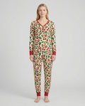 Christmas Deer Hunting Camo Bamboo Women Pajama Set