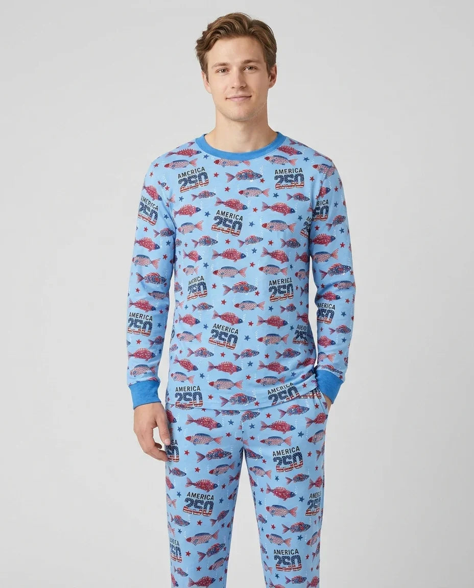 Vorlage Herren-Pyjama-Set