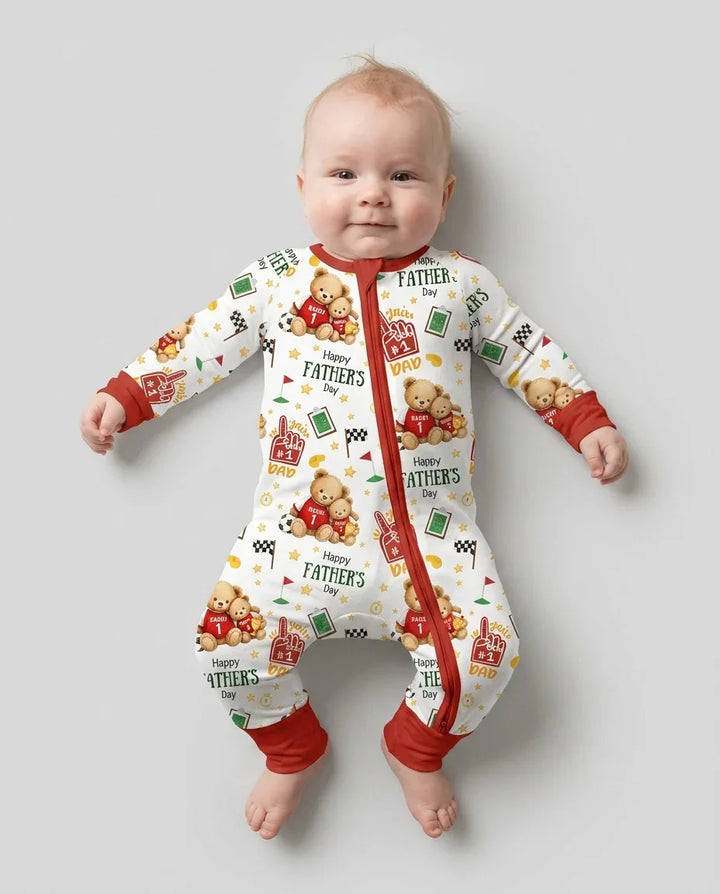 Gerippte Babykleidung mit individuellem Foto - Weich &amp; Skizzenhaft