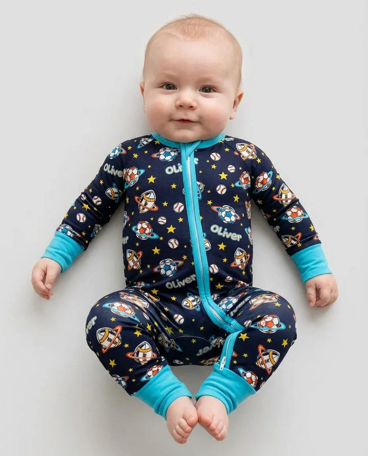 Gerippte Babykleidung mit individuellem Foto - Weich &amp; Skizzenhaft