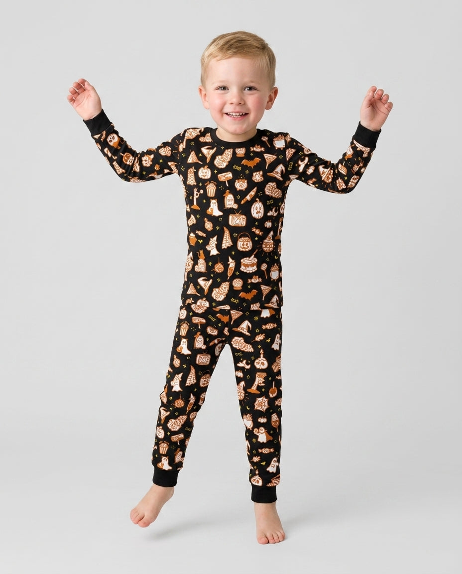Spooky Season Bamboo Two Piece Long Sleeve Pajama Set