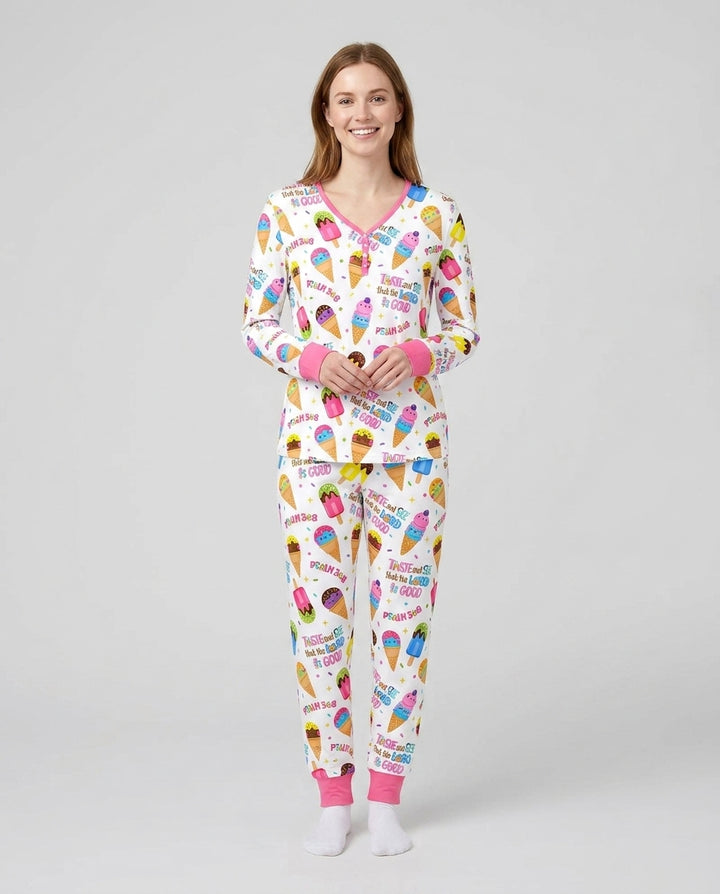 Vorlage Bambus Damen Pyjama Set