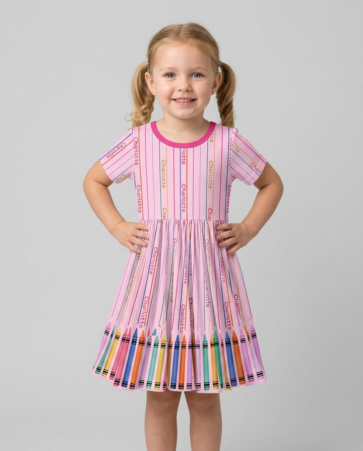 Vorlage Bambus Twirl Kleid