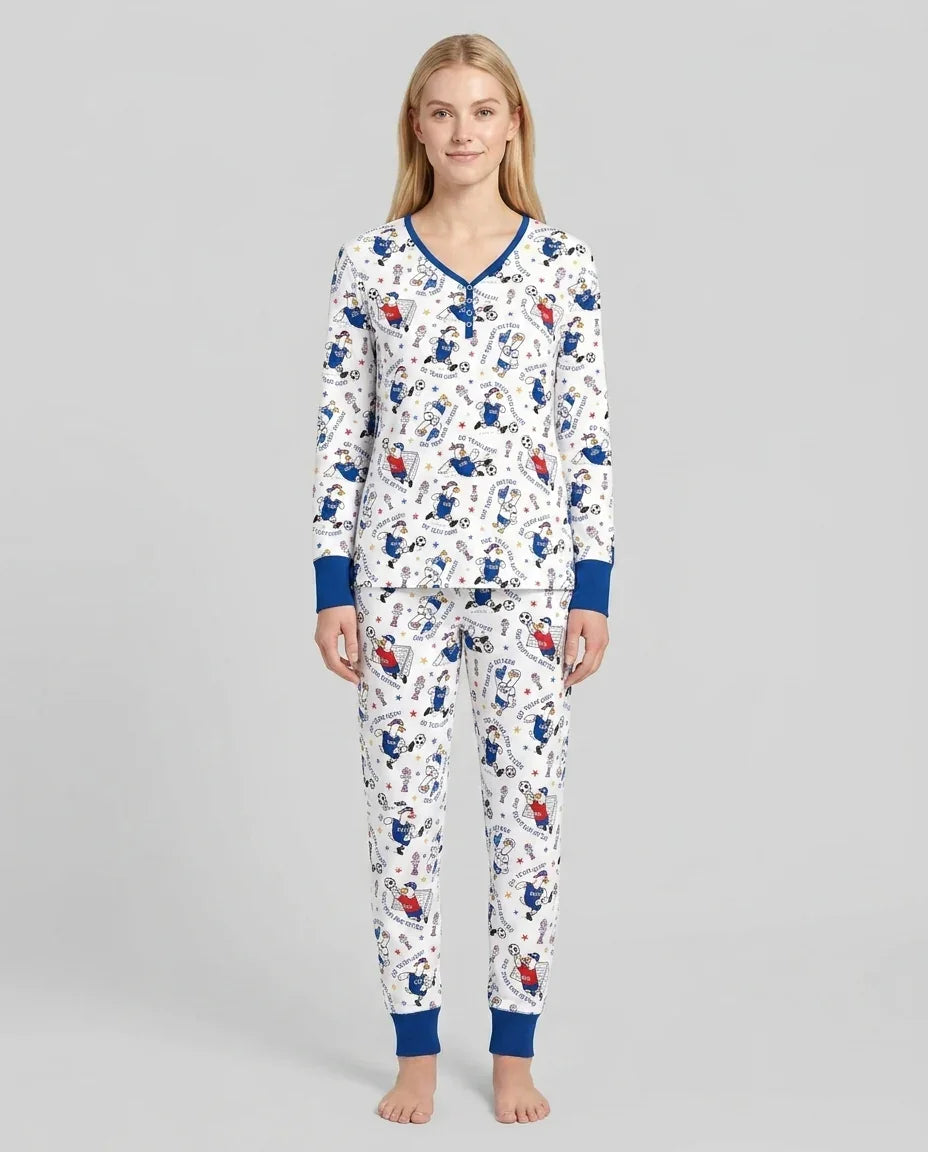 Vorlage Bambus Damen Pyjama Set