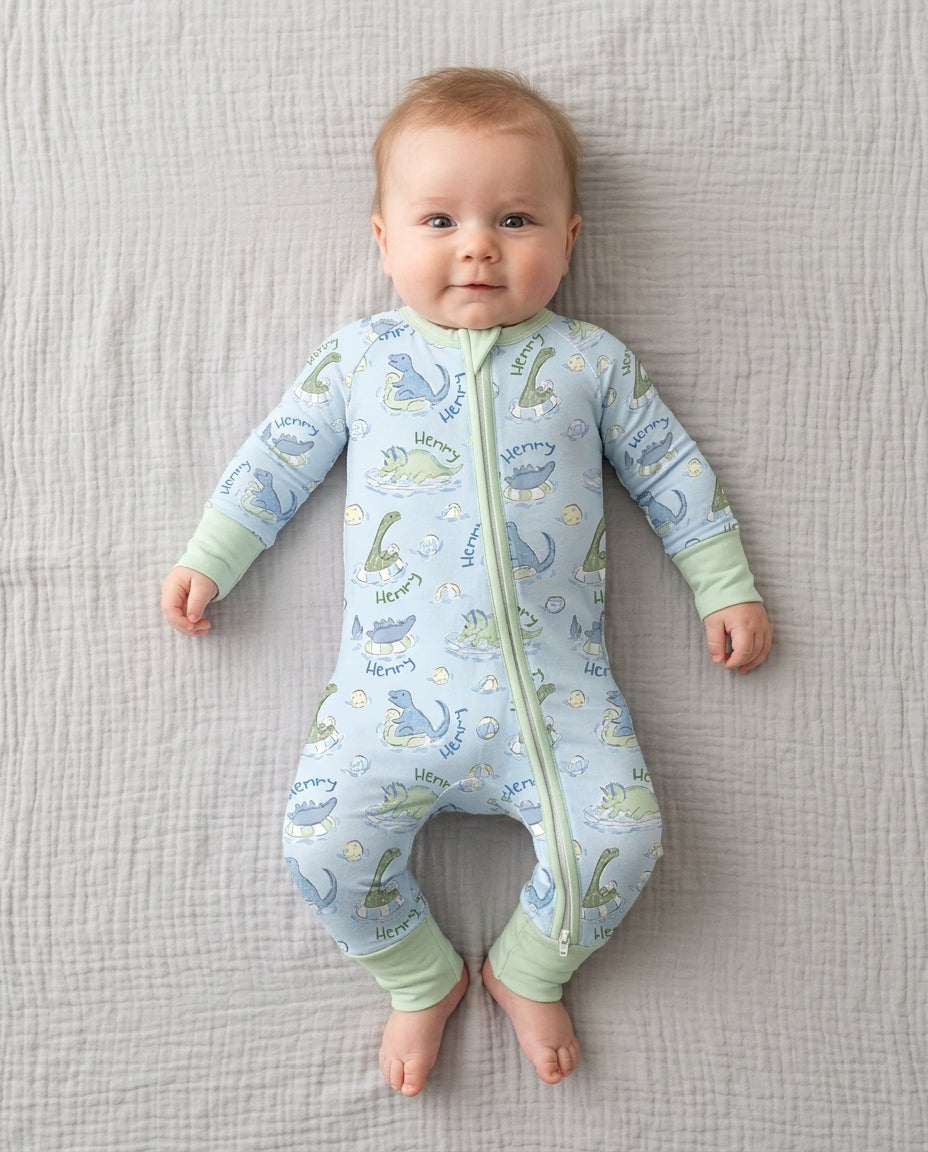 Gerippte Babykleidung mit individuellem Foto - Weich &amp; Skizzenhaft