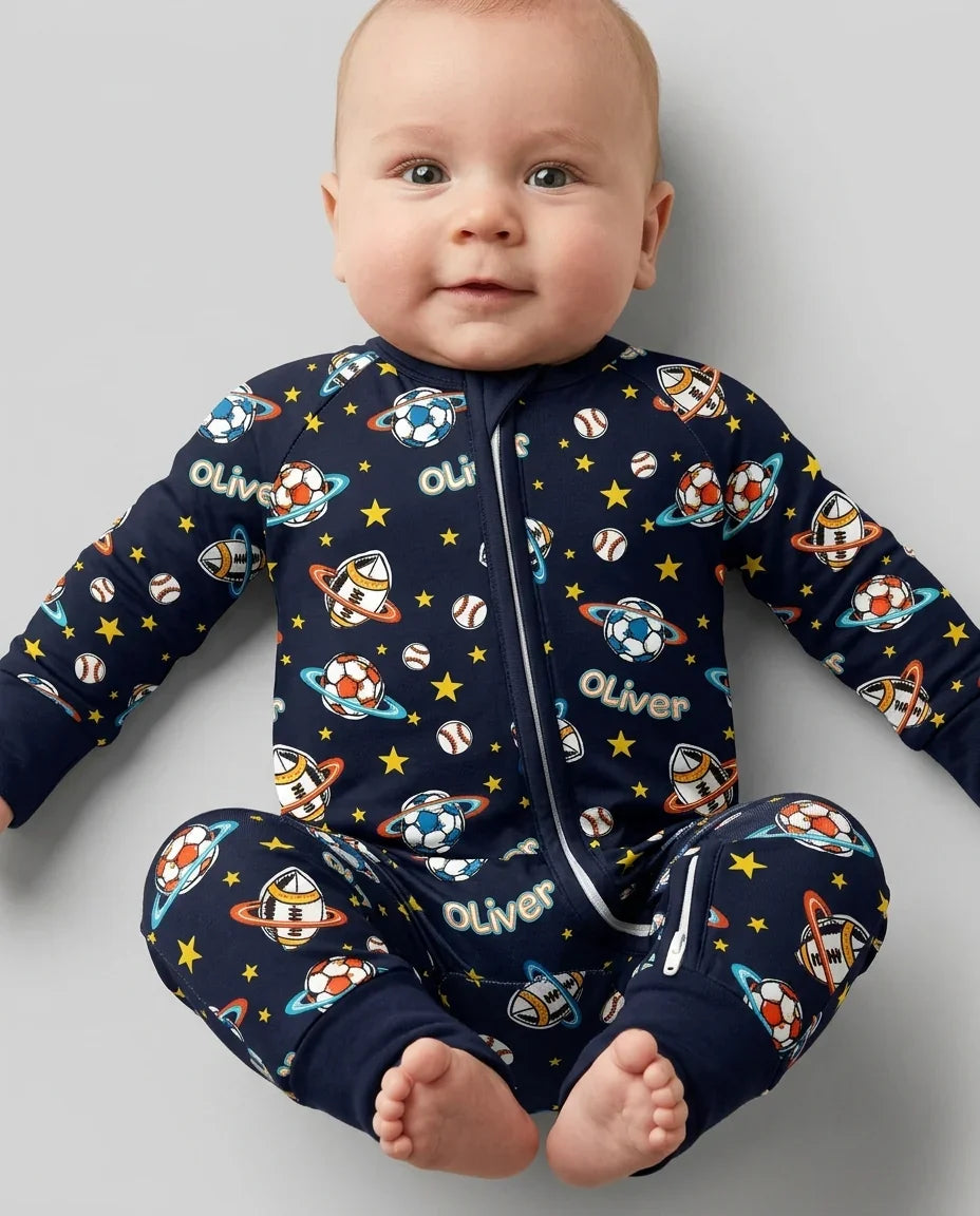 Gerippte Babykleidung mit individuellem Foto - Weich &amp; Skizzenhaft