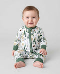 Winter Woodland Village Bamboo Convertible Zippy