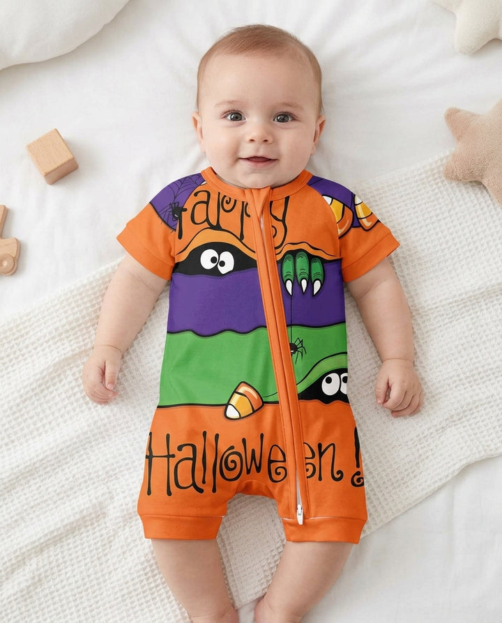 Happy Halloween Bamboo Shorty Zippy