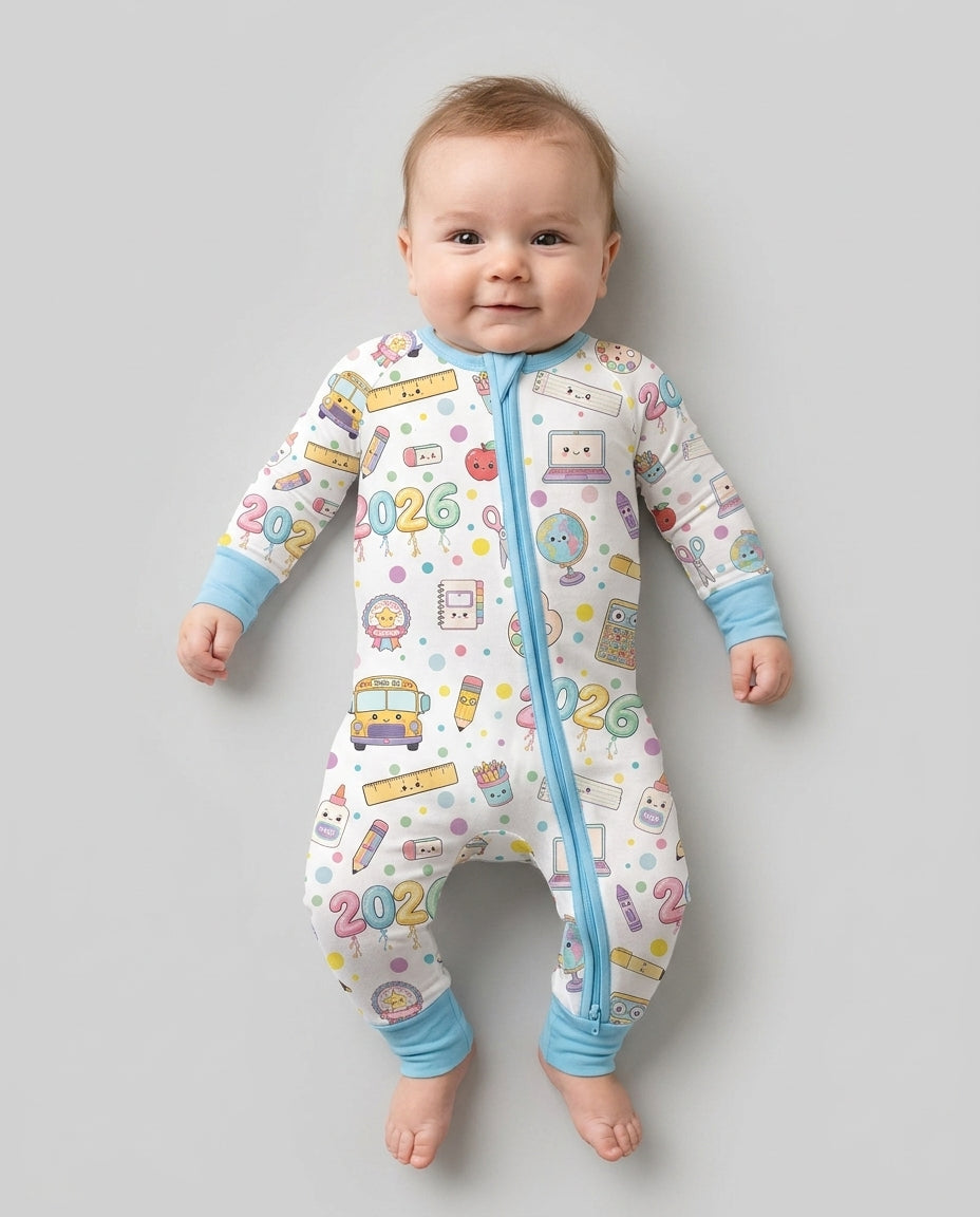 Gerippte Babykleidung mit individuellem Foto - Weich &amp; Skizzenhaft