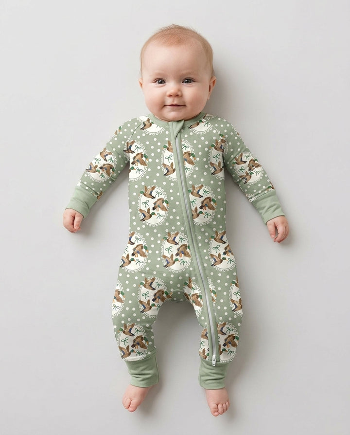 Dapper Ducks & Bows Bamboo Convertible Zippy