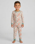 Vintage Christmas Keepsakes Bamboo Two Piece Long Sleeve Pajama Set