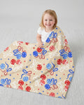 Cherry America 4th of July Bamboo Blanket