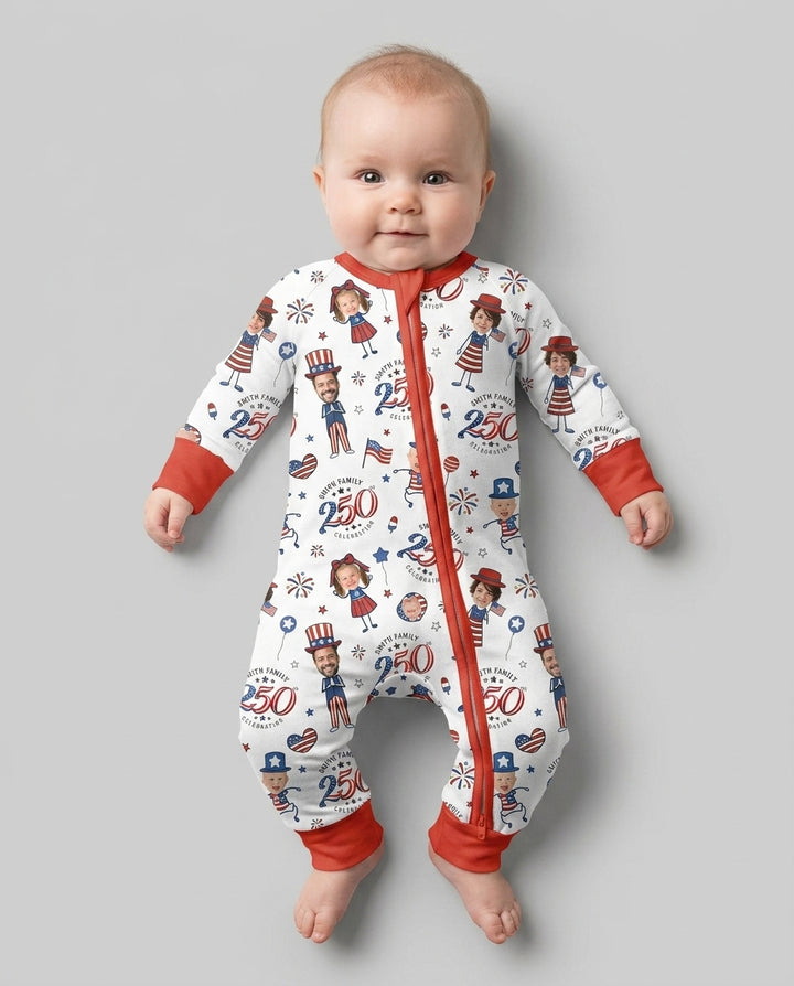 Gerippte Babykleidung mit individuellem Foto - Weich &amp; Skizzenhaft