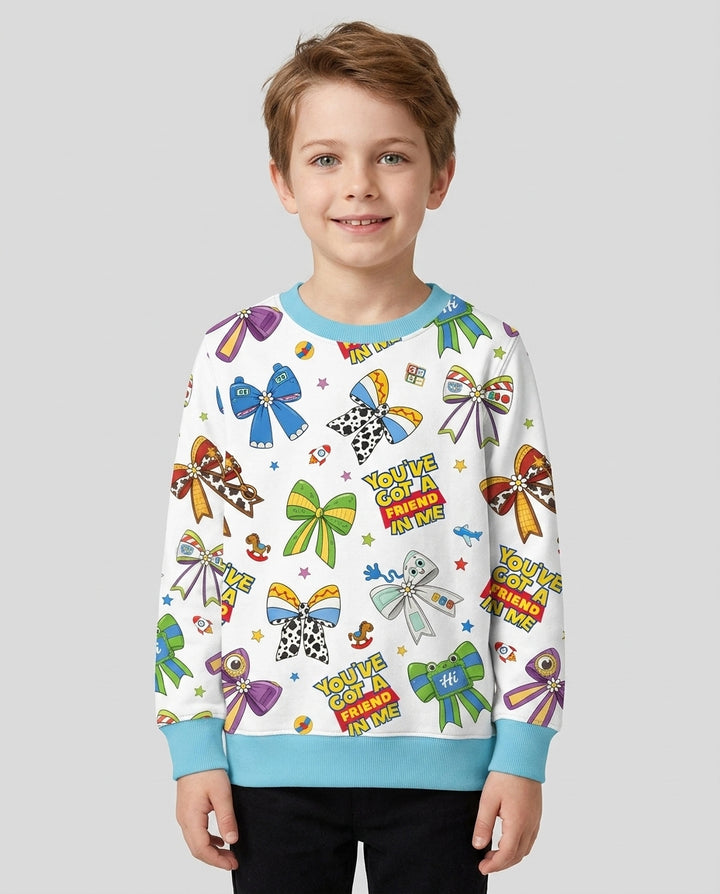 Sweatshirt mit Rundhalsausschnitt aus Bambusfaser