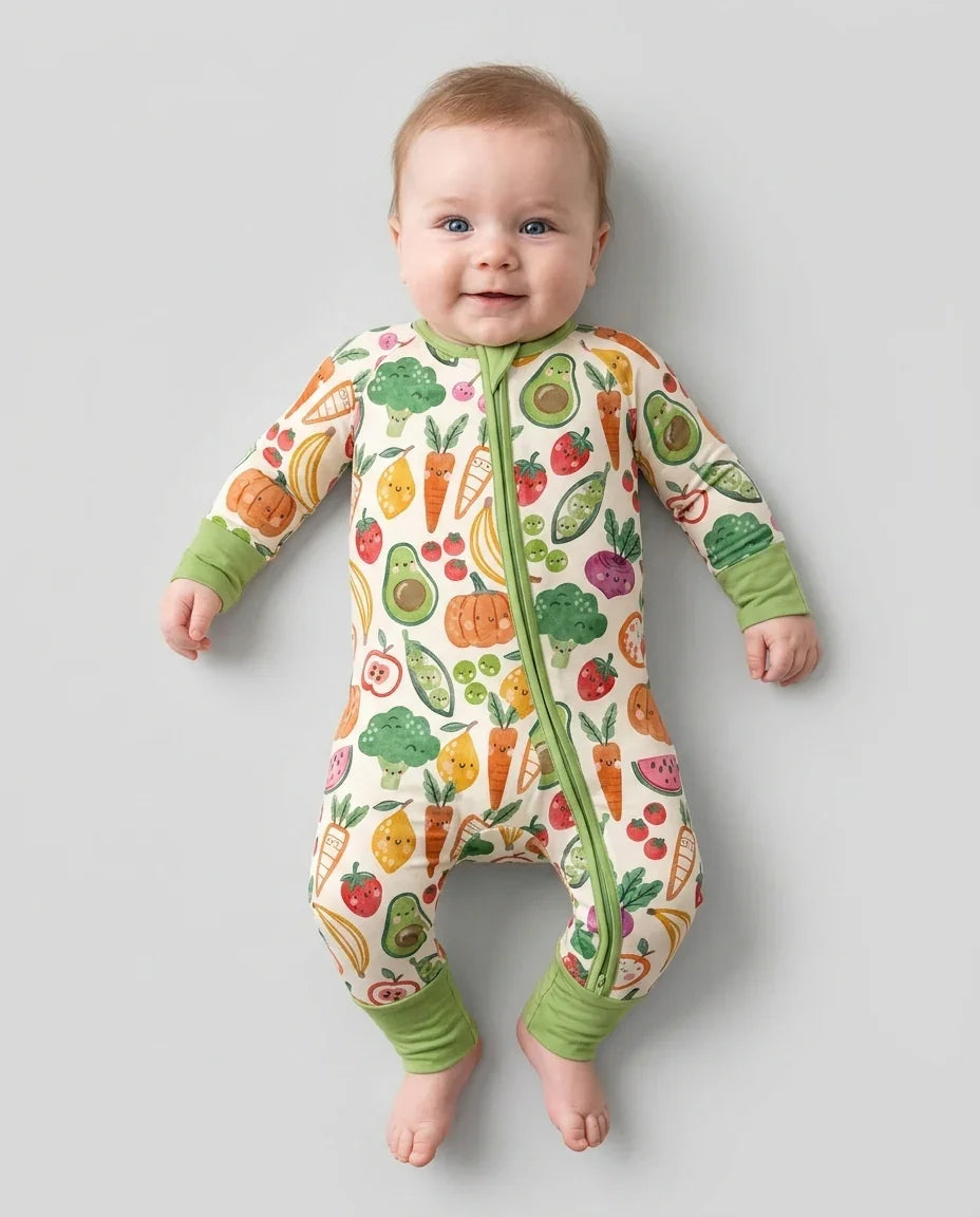 Gerippte Babykleidung mit individuellem Foto - Weich &amp; Skizzenhaft