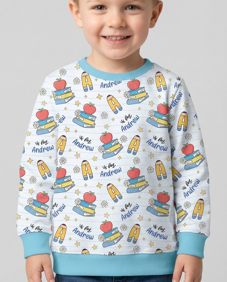 Custom Template Bambus-Rundhals-Sweatshirt
