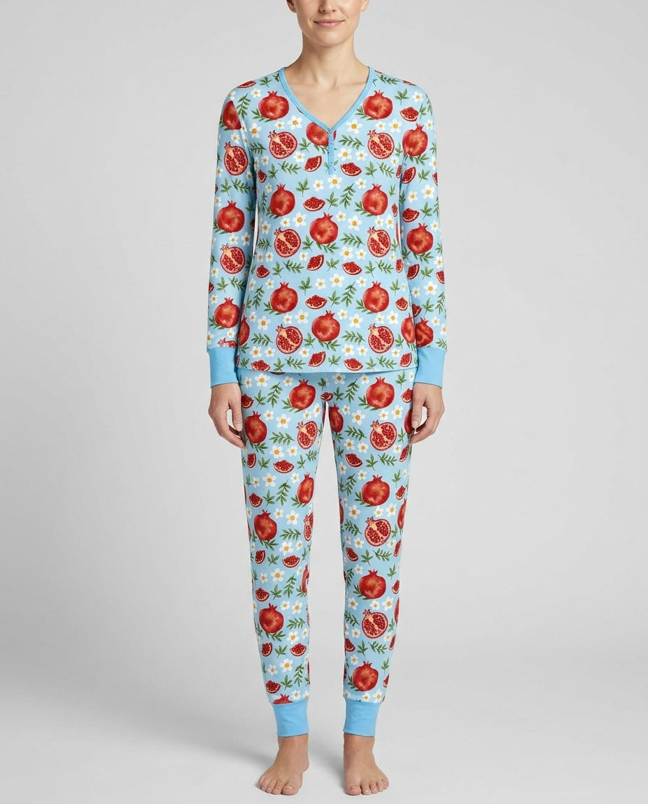 Vorlage Bambus Damen Pyjama Set