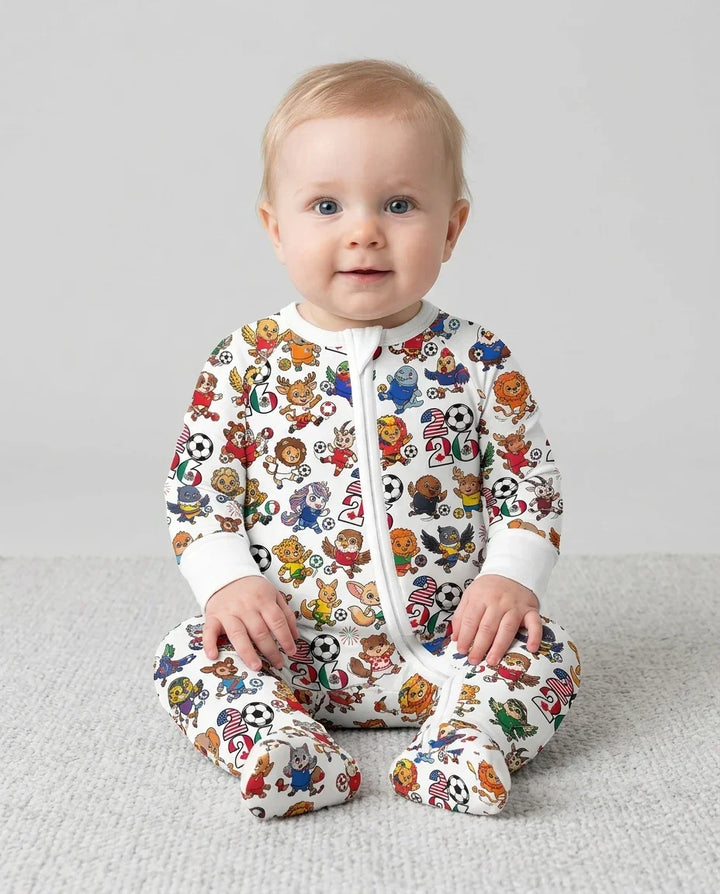 Gerippte Babykleidung mit individuellem Foto - Weich &amp; Skizzenhaft