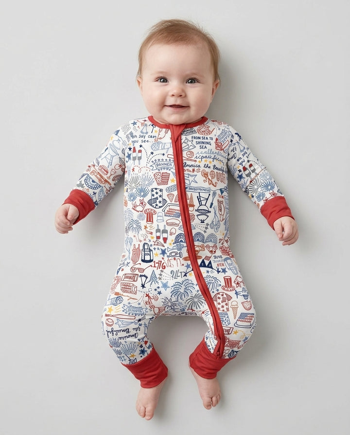 Gerippte Babykleidung mit individuellem Foto - Weich &amp; Skizzenhaft