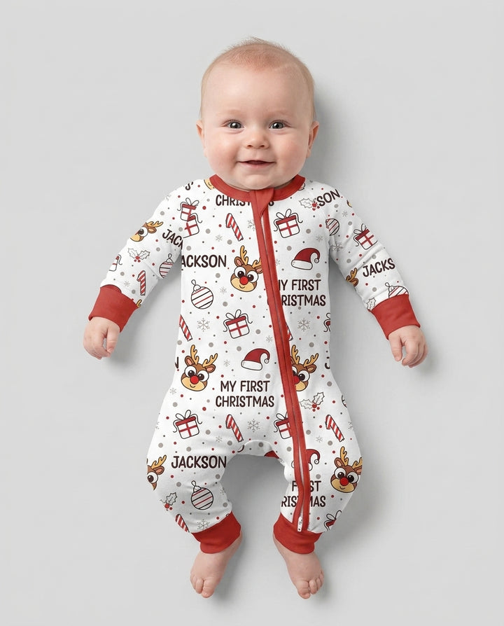 Gerippte Babykleidung mit individuellem Foto - Weich &amp; Skizzenhaft