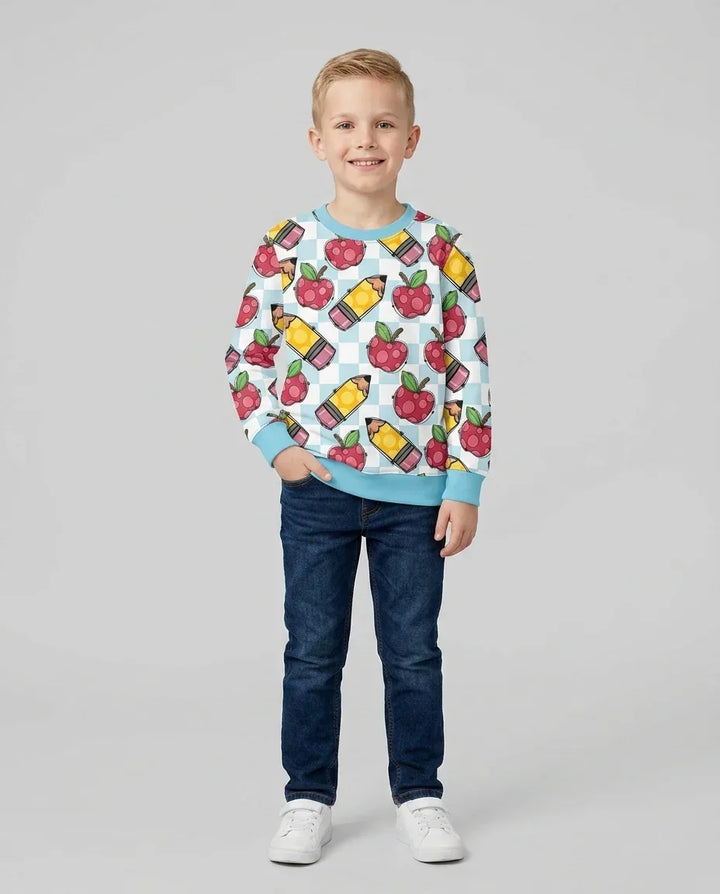 Sweatshirt mit Rundhalsausschnitt aus Bambusfaser
