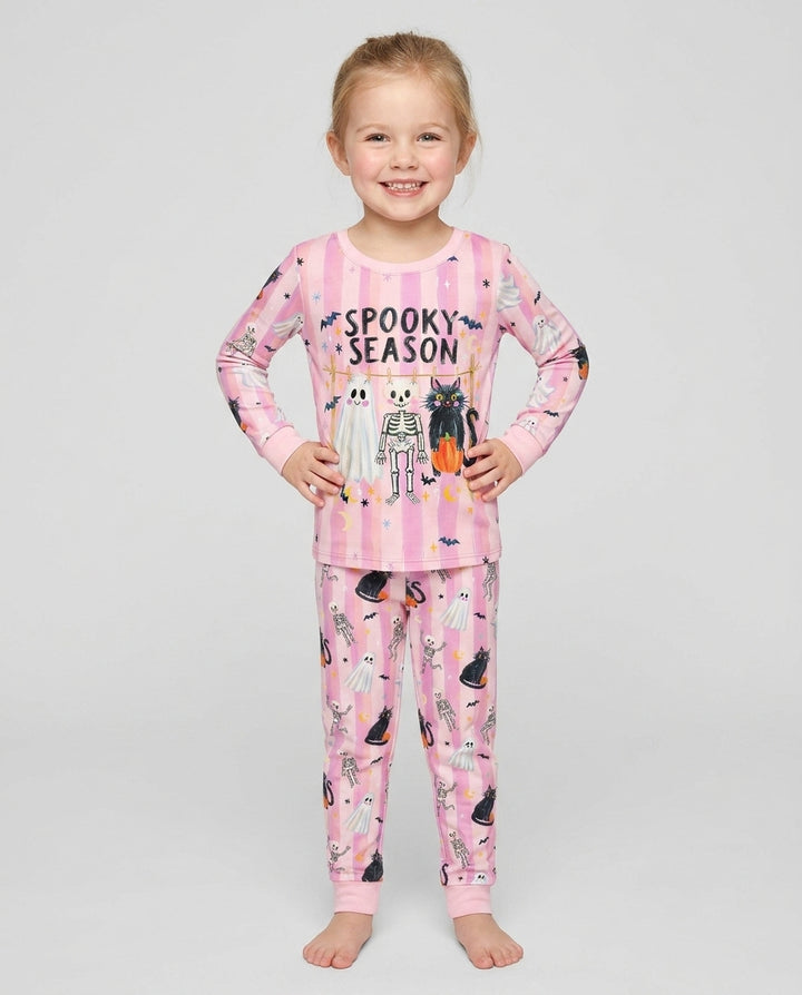 Spooky Season Kids Bamboo Two Piece Long Sleeve Pajama Set