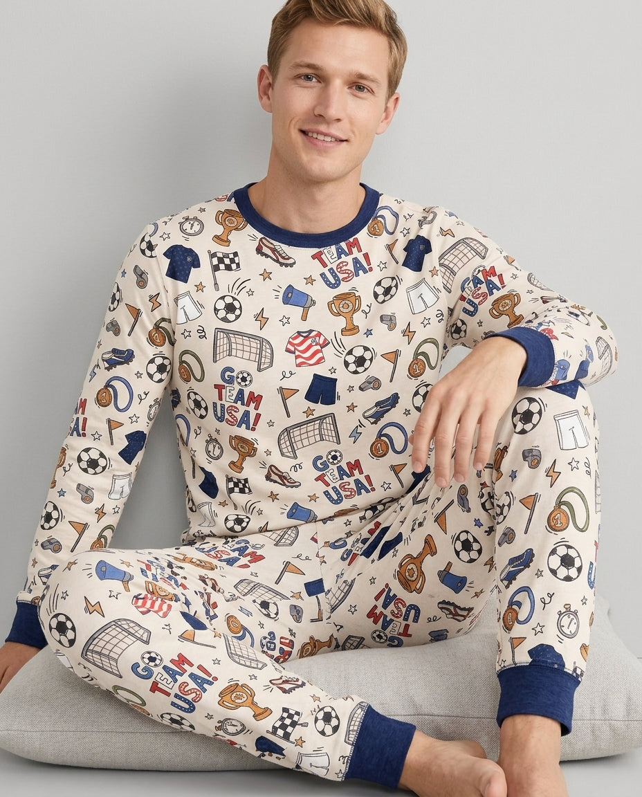 Vorlage Bambus-Pyjama-Set für Herren