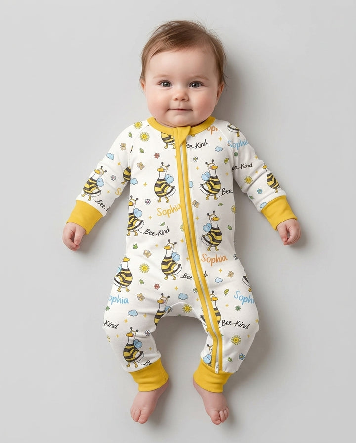 Gerippte Babykleidung mit individuellem Foto - Weich &amp; Skizzenhaft