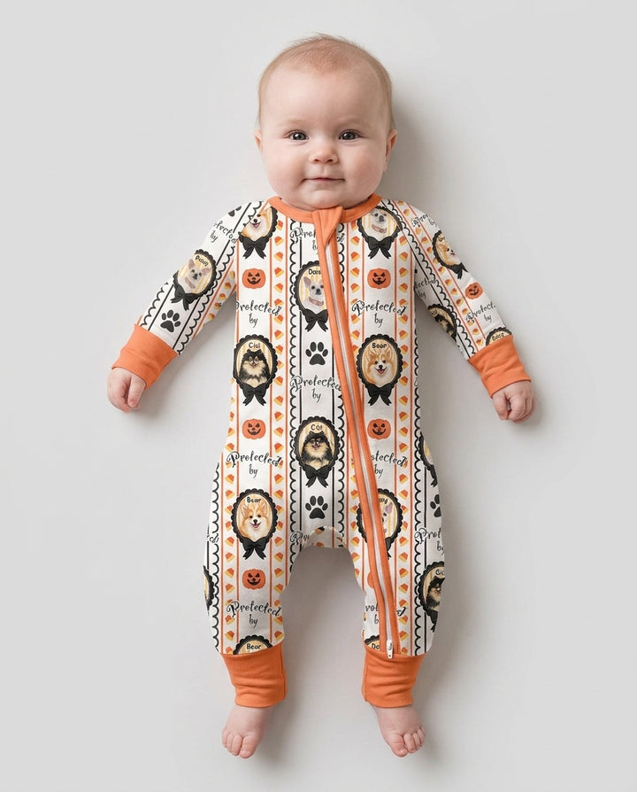 Gerippte Babykleidung mit individuellem Foto - Weich &amp; Skizzenhaft