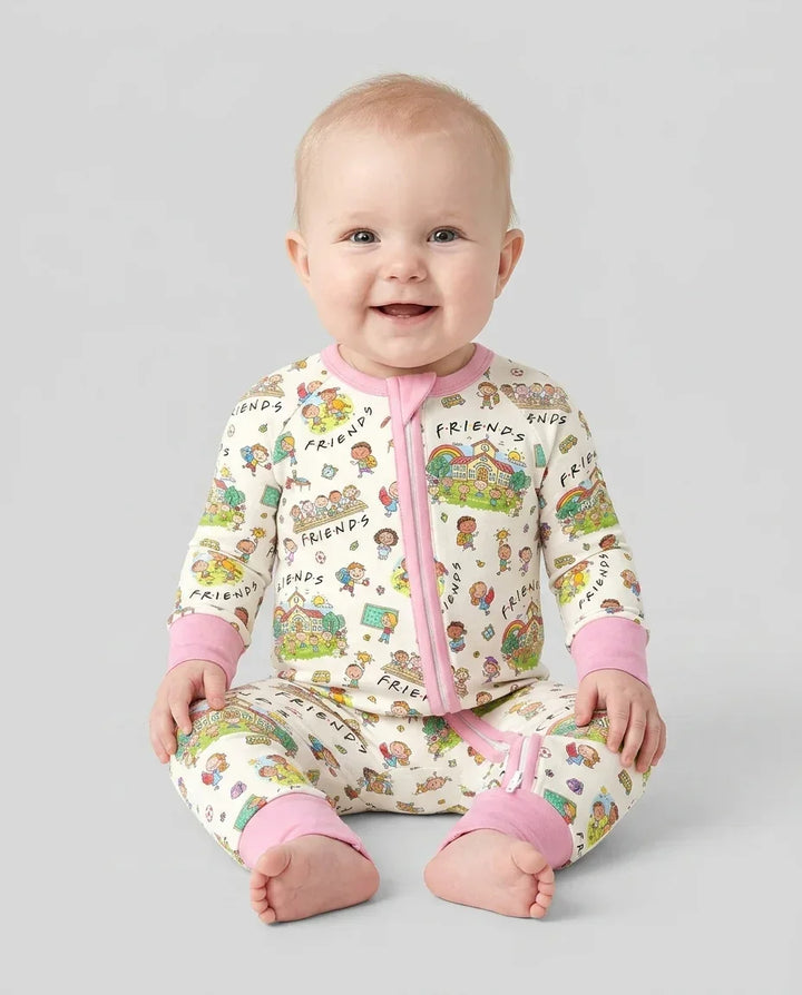 Gerippte Babykleidung mit individuellem Foto - Weich &amp; Skizzenhaft