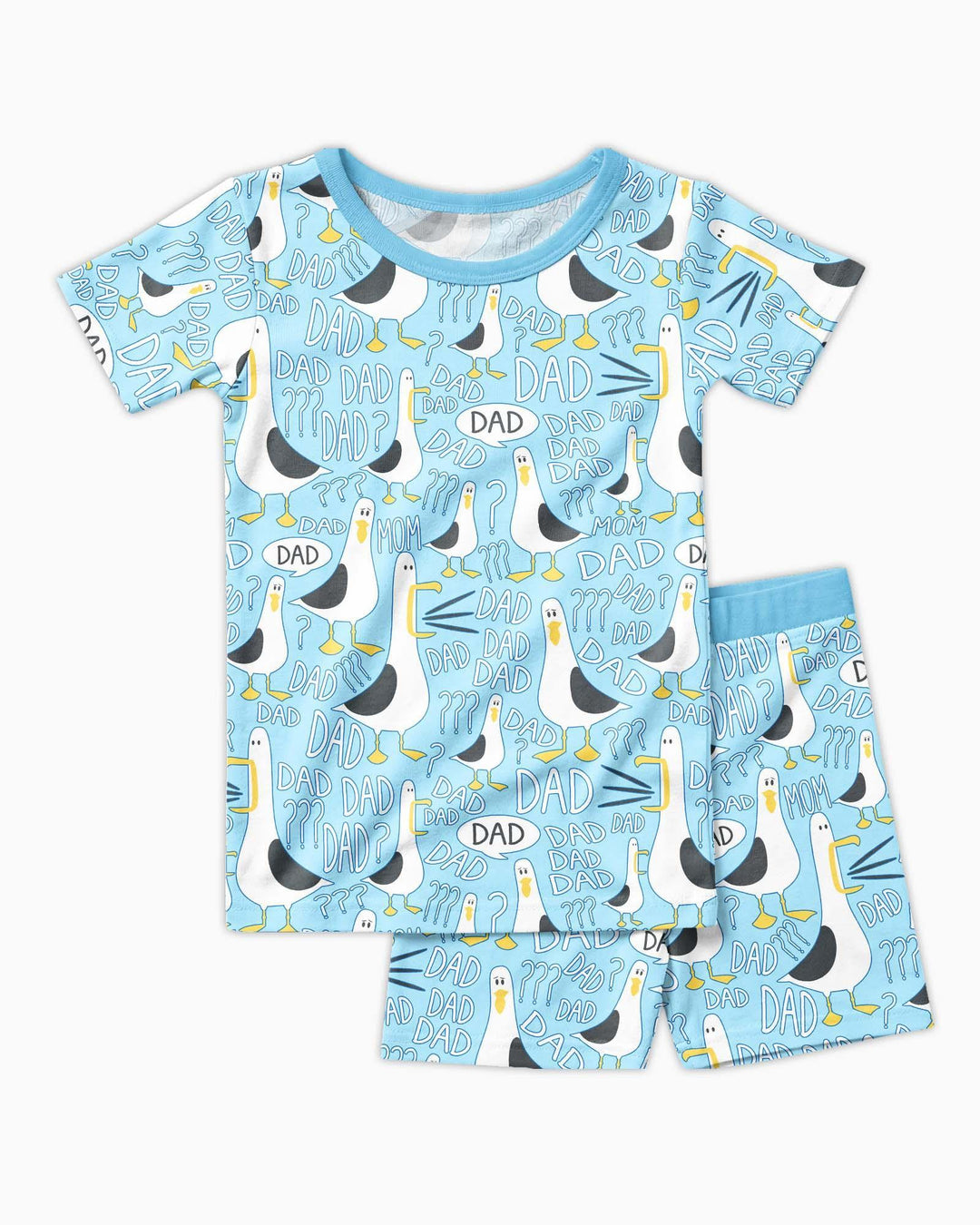 Template Zweiteiliges Pyjama-Set mit kurzen Ärmeln und Shorts