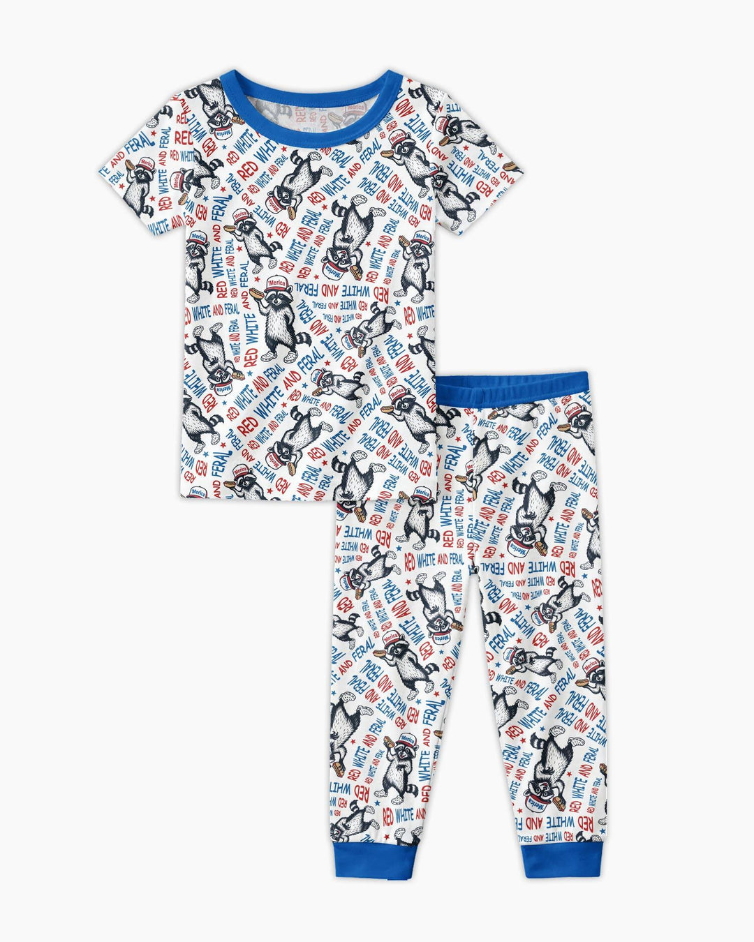 Zweiteiliges, kurzärmliges Pyjama-Set mit Marienkäfern