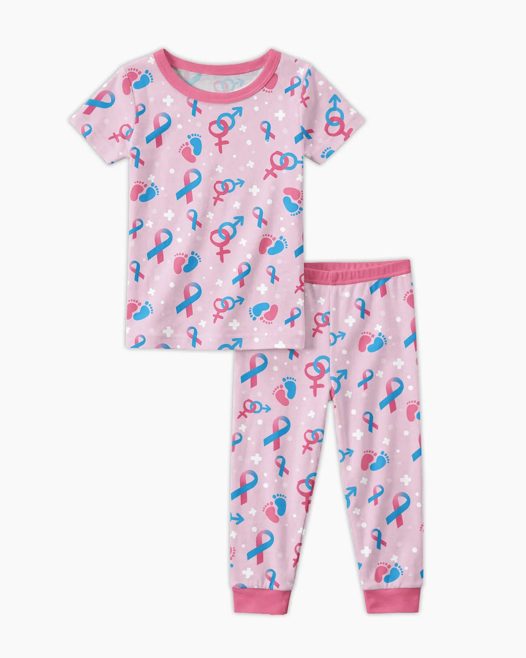 Zweiteiliges, kurzärmliges Pyjama-Set mit Marienkäfern