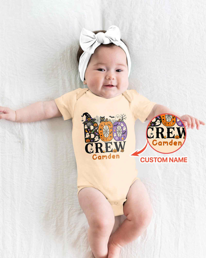 Personalized Boo Crew Bamboo Bodysuit
